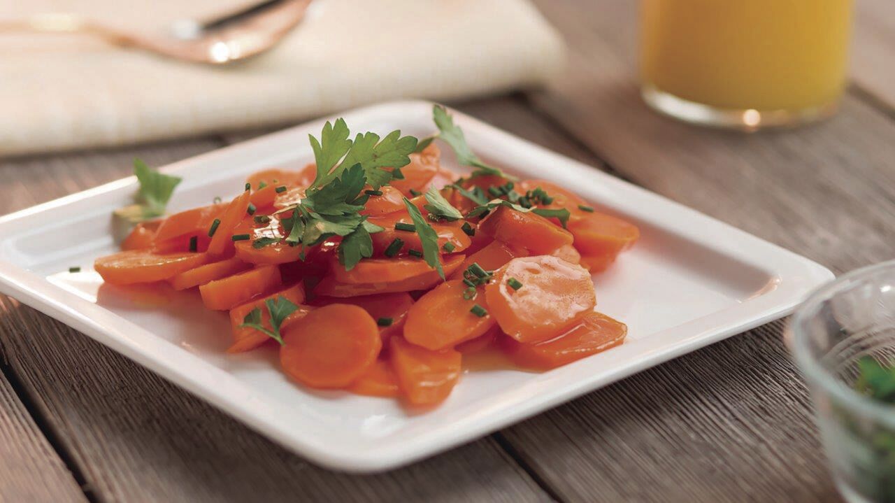 Orange Honey Glazed Carrots
